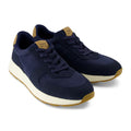 TOMS TRVL LITE Retro Leather Men's Navy Trainers