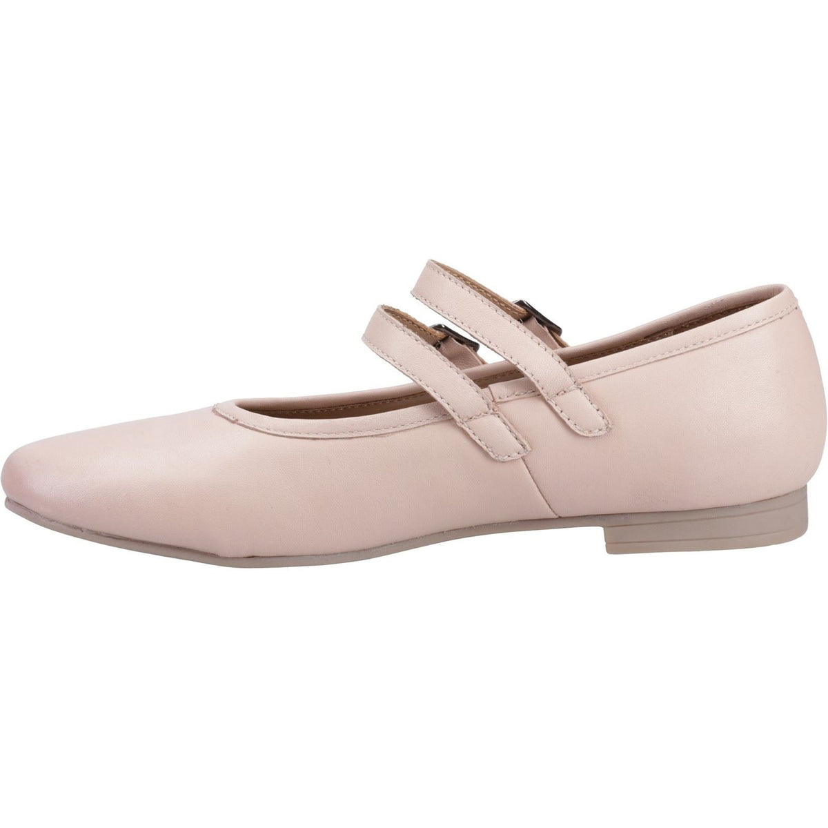 Hush Puppies Nancy Mary Jane Leather Women's Blush Flats