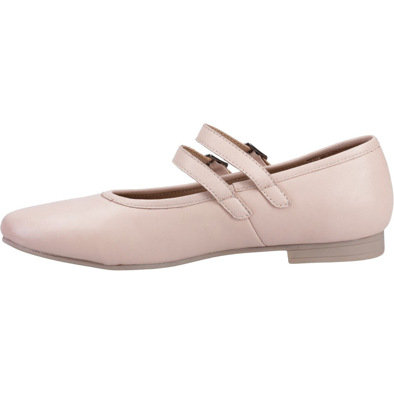 Hush Puppies Nancy Mary Jane Leather Women's Blush Flats