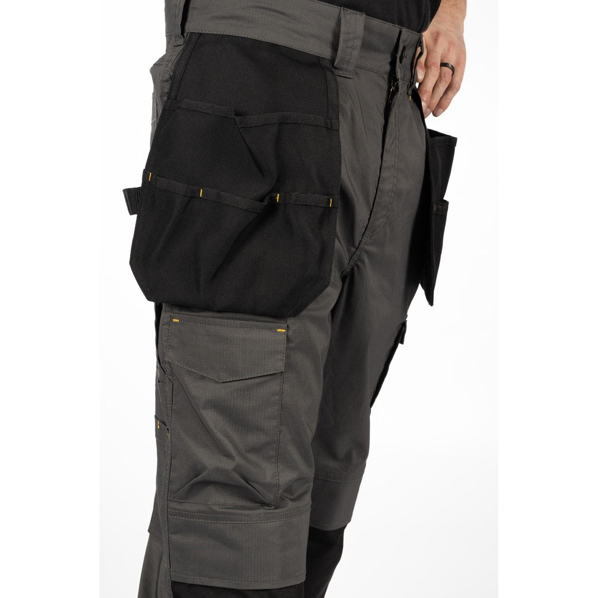 Caterpillar Nexus Holster Stretch Pocket Cotton Men's Grey Outdoor Trousers