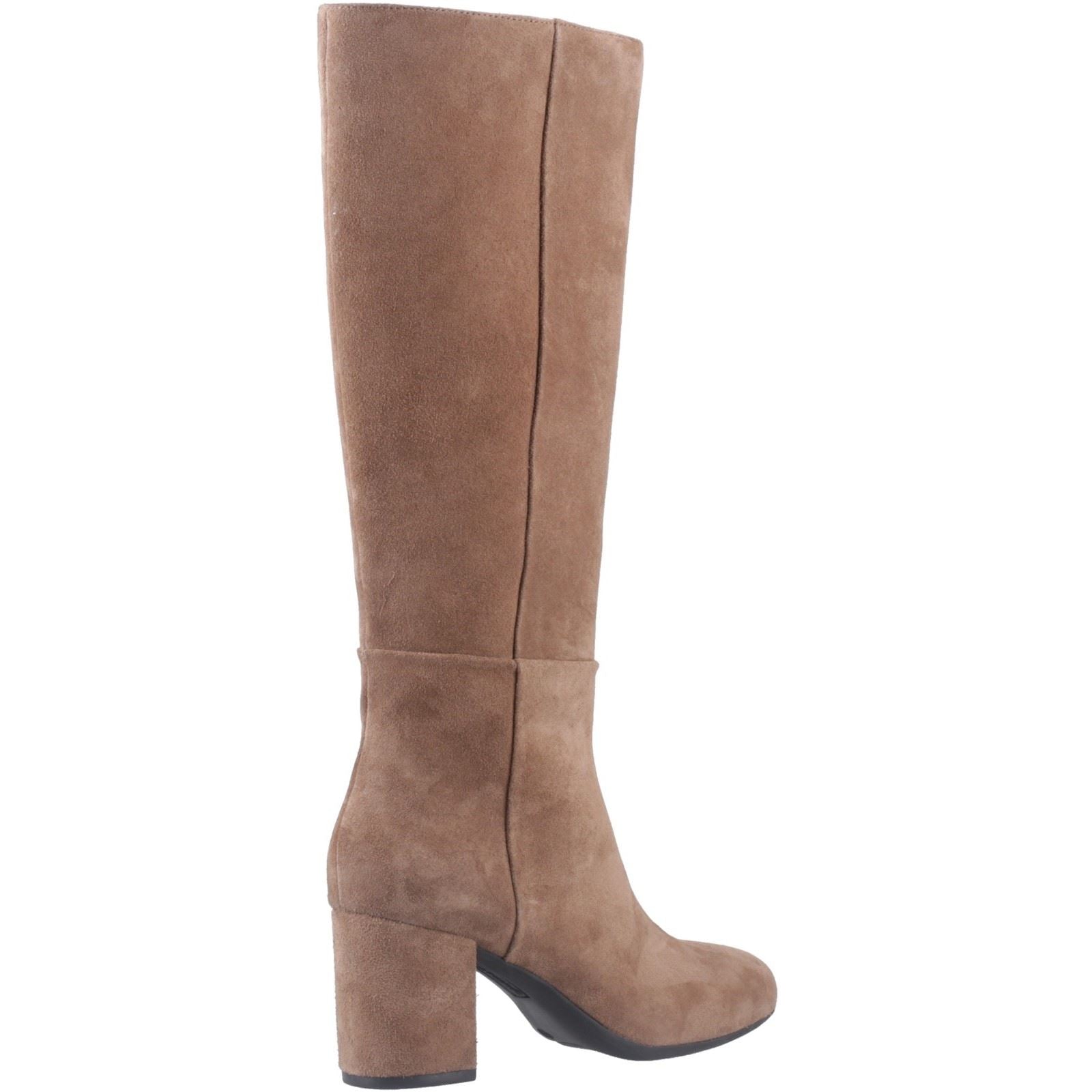 Hush Puppies Oprah Suede Women's Mocha Heeled Knee High Boots