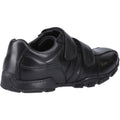 Hush Puppies Vance Leather Junior Black Loafers
