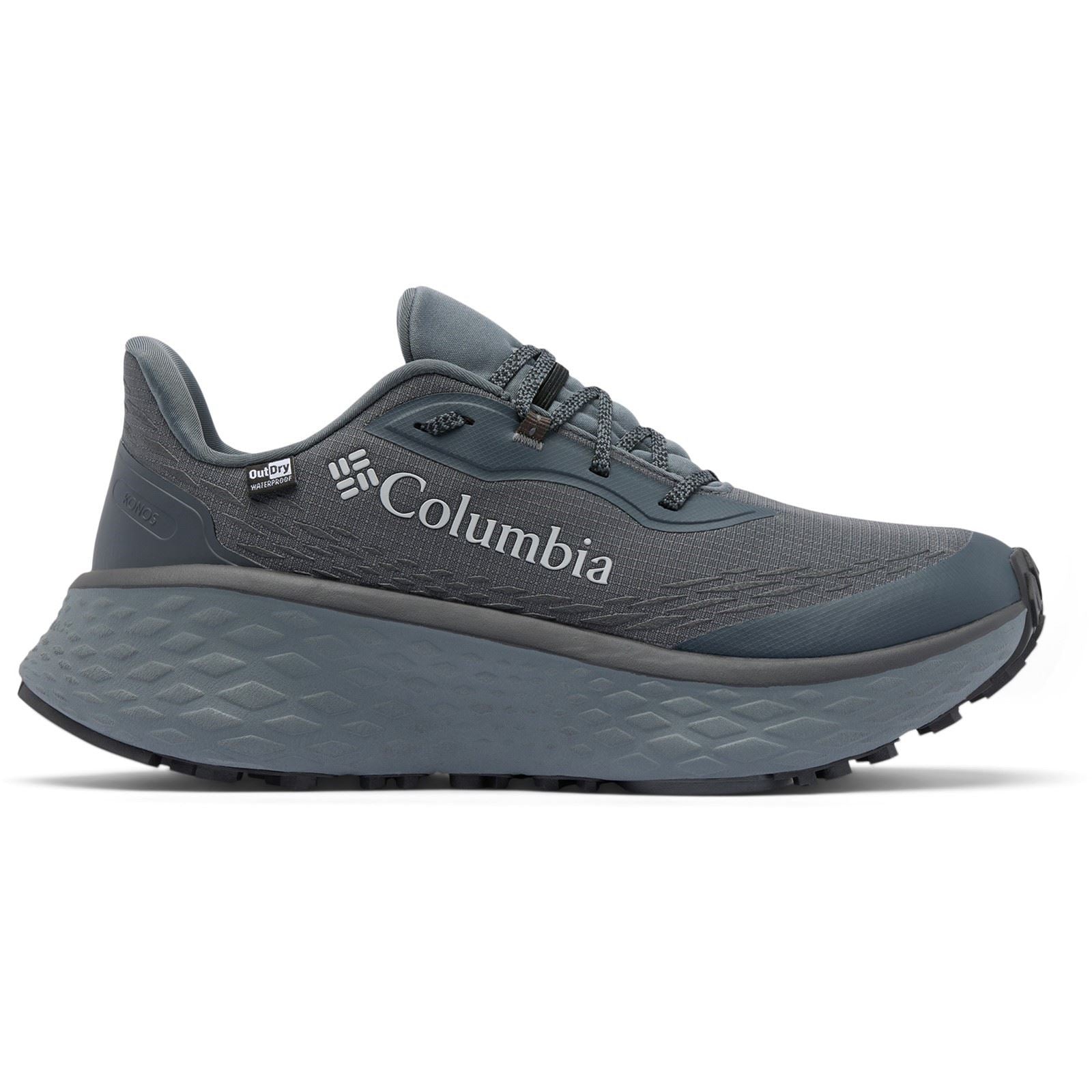 Columbia Konos Trillium Walking Polyester Men's Graphite/Black Hiking Shoes