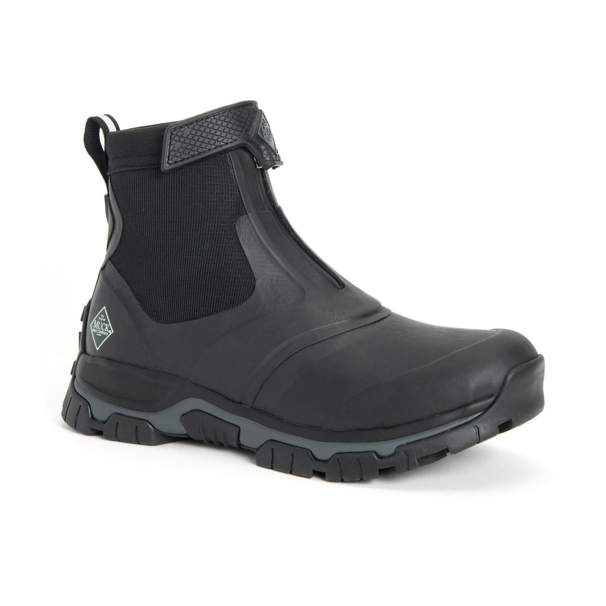 Apex Mid Zip Rubber Black Dark Shadow Wellington