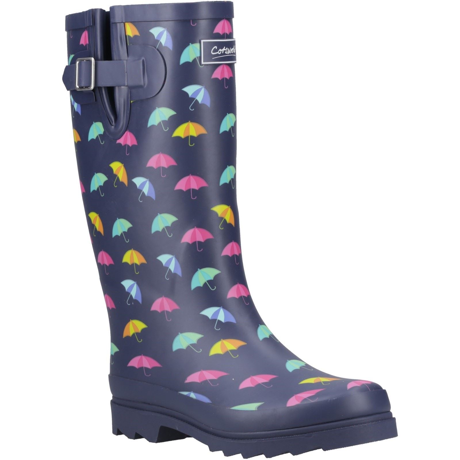 Cotswold Cleeve Tall Rubber Women's Navy Wellington Boots