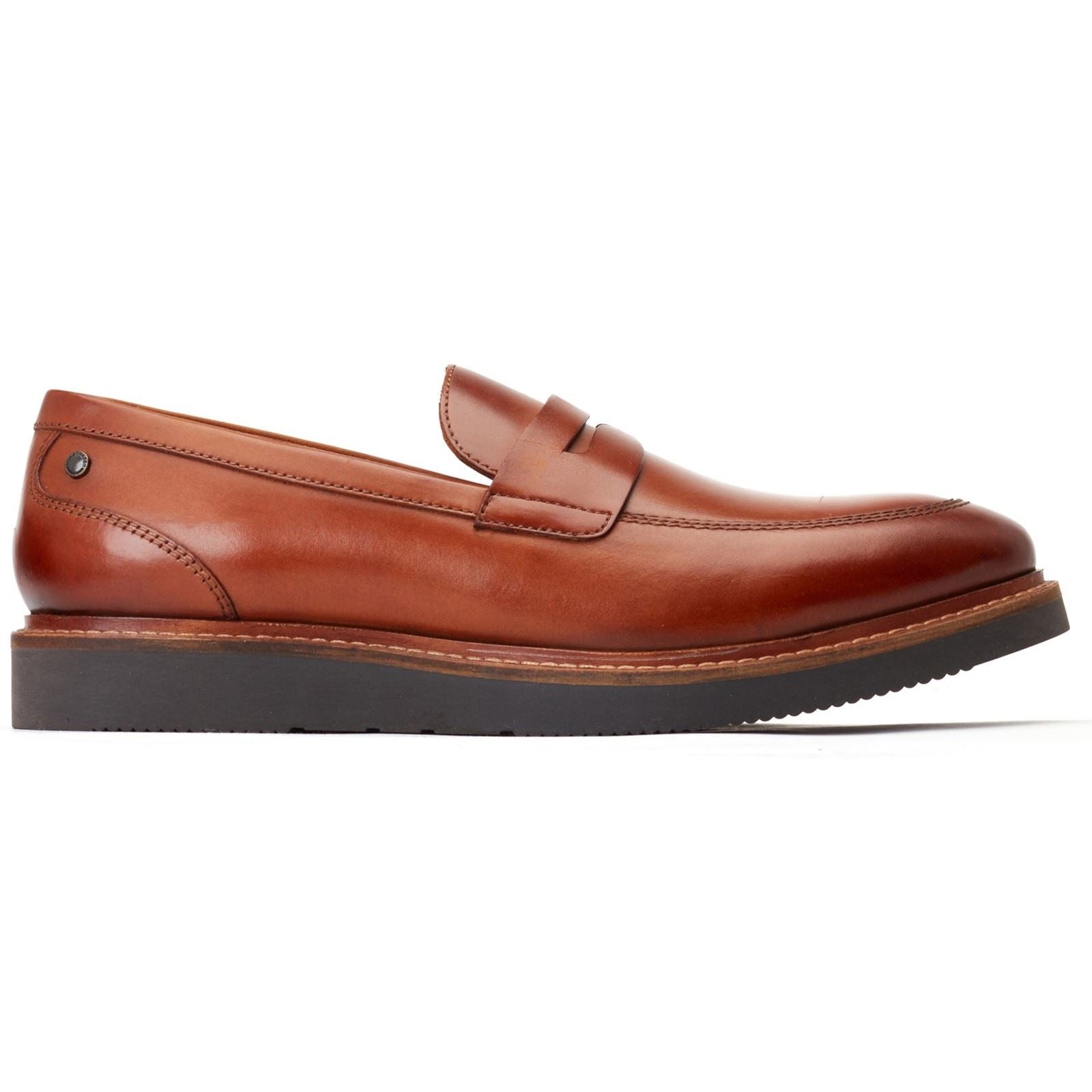 Base London Sid Leather Men's Tan Loafers