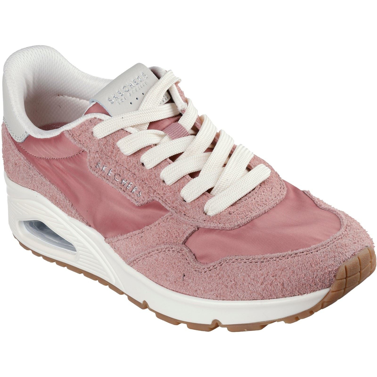 Skechers Uno Vintage Dayz Leather Women's Rose Trainers
