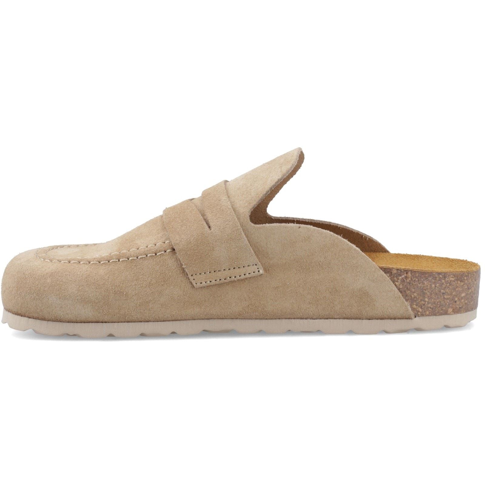 Hush Puppies Briar Closed Toe Suede Women's Taupe Mules