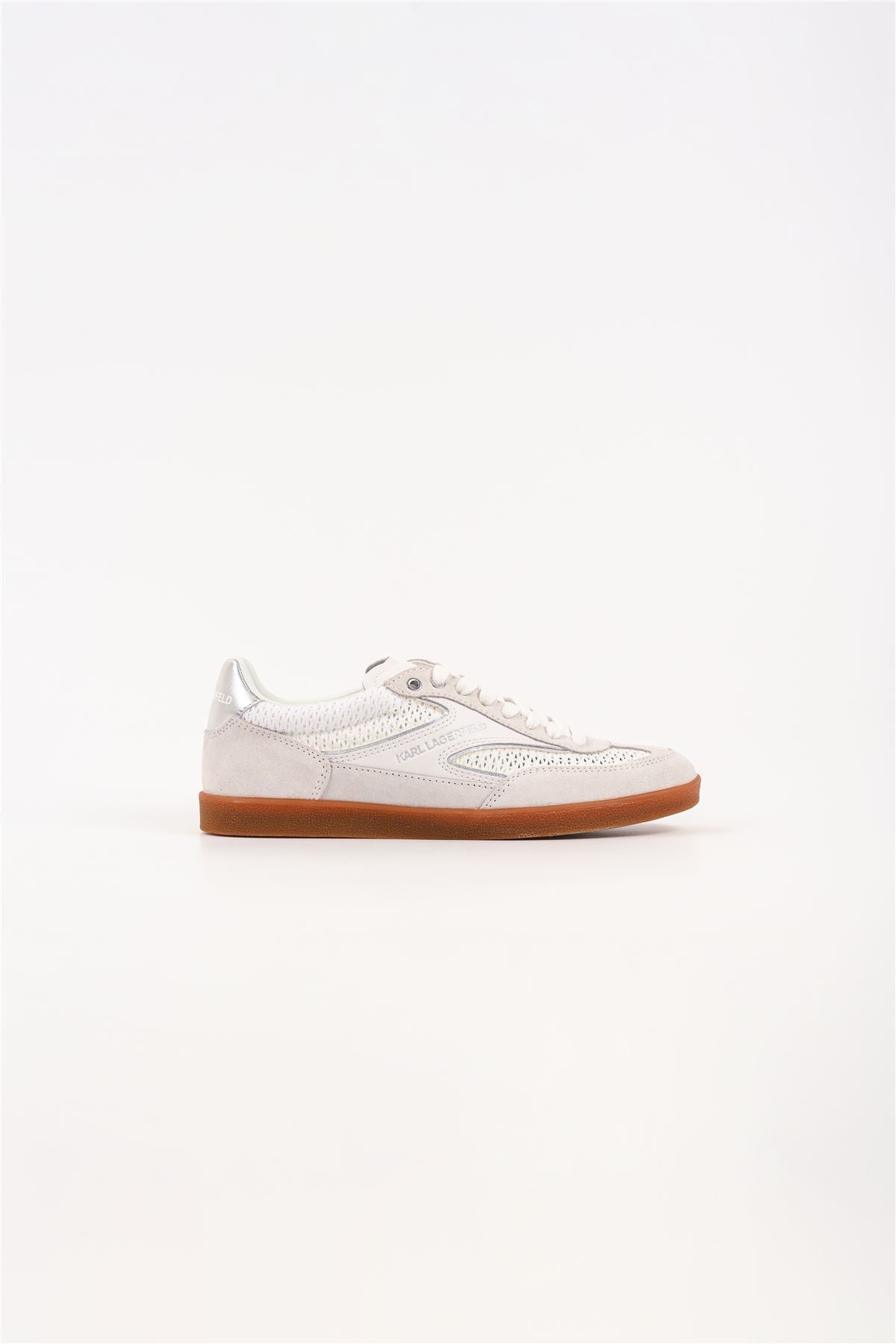 Karl Lagerfeld Kandidate Mesh Mix Women's White Trainers