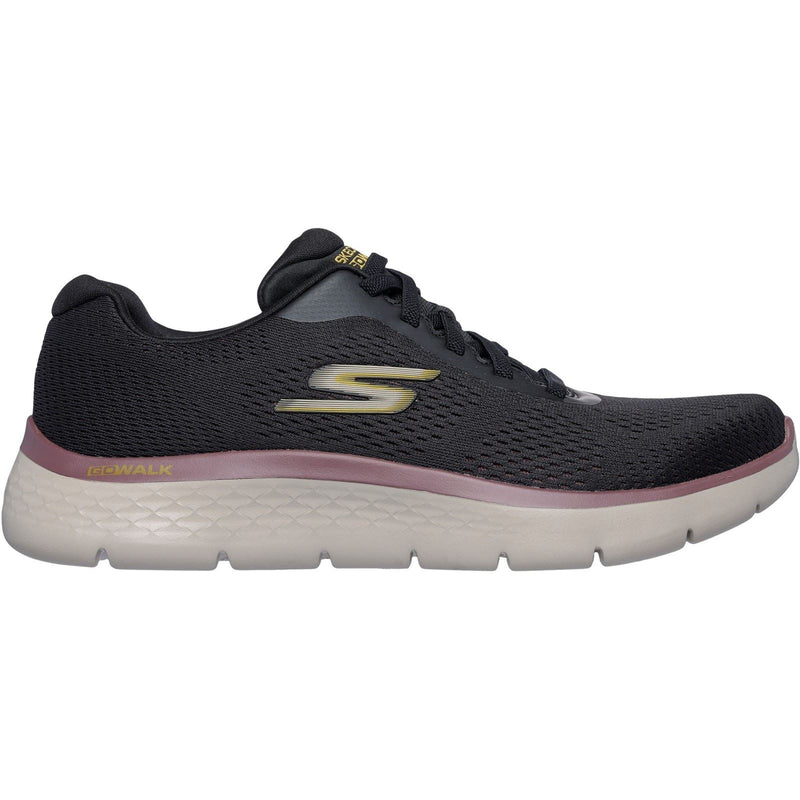 Skechers GO WALK Flex Textile Men's Black/Multi Trainers