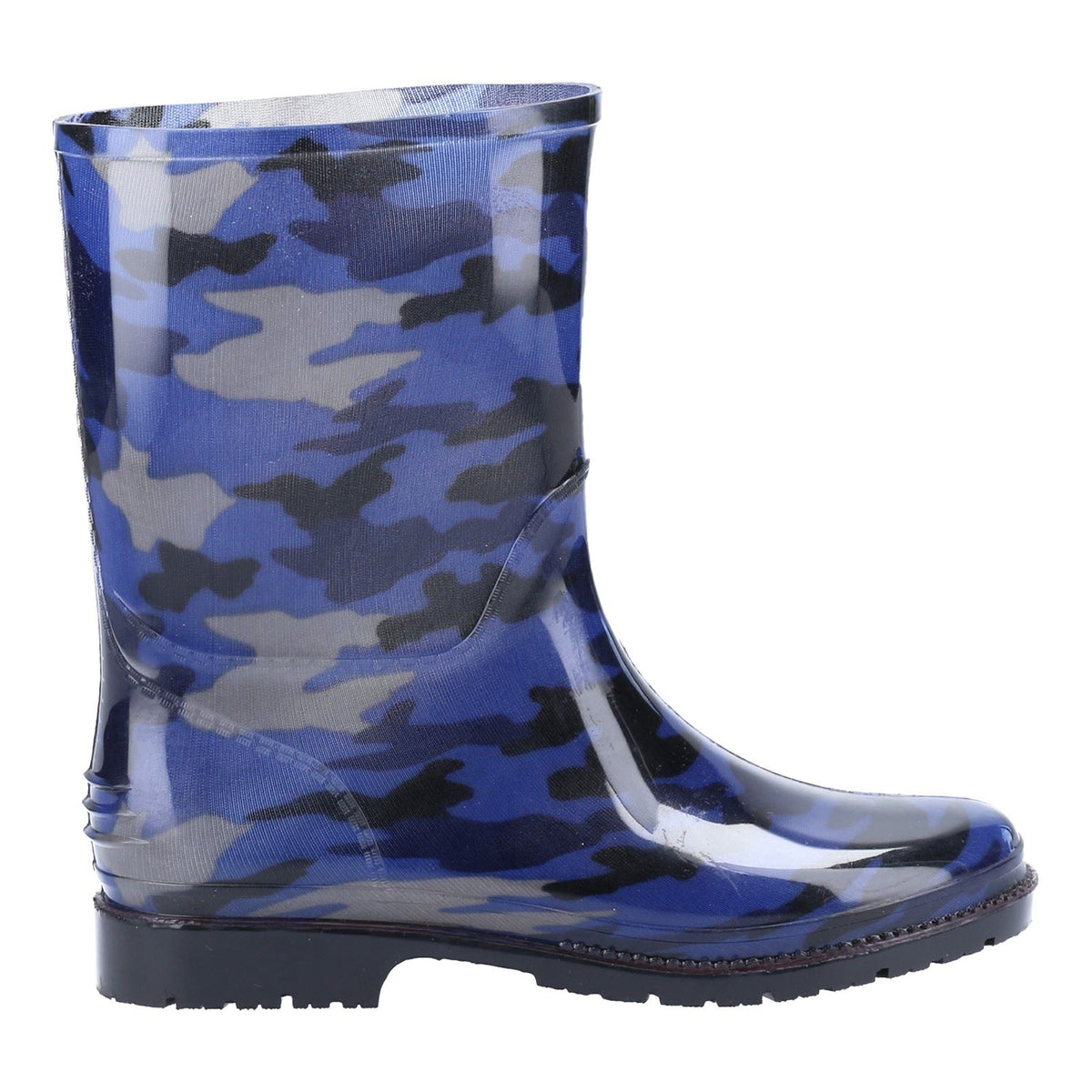 Cotswold Synthetic Junior Navy Camo Wellington Boots