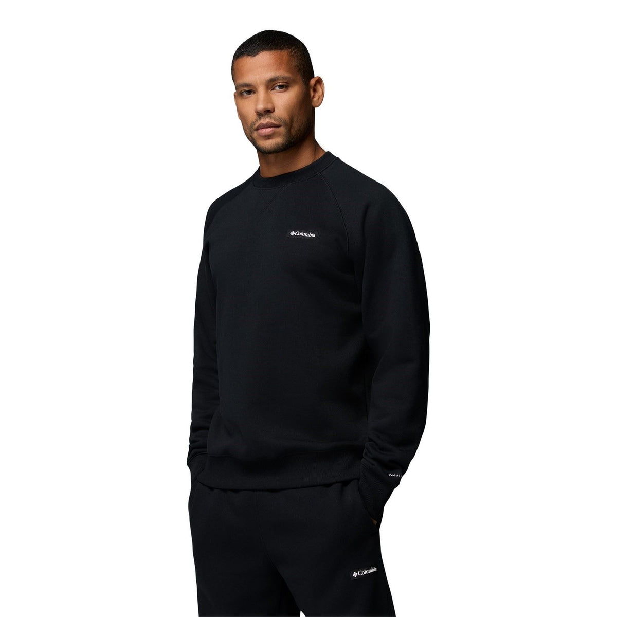 Columbia Dry Creek Heavyweight Crew Cotton Men's Black Sweatshirt