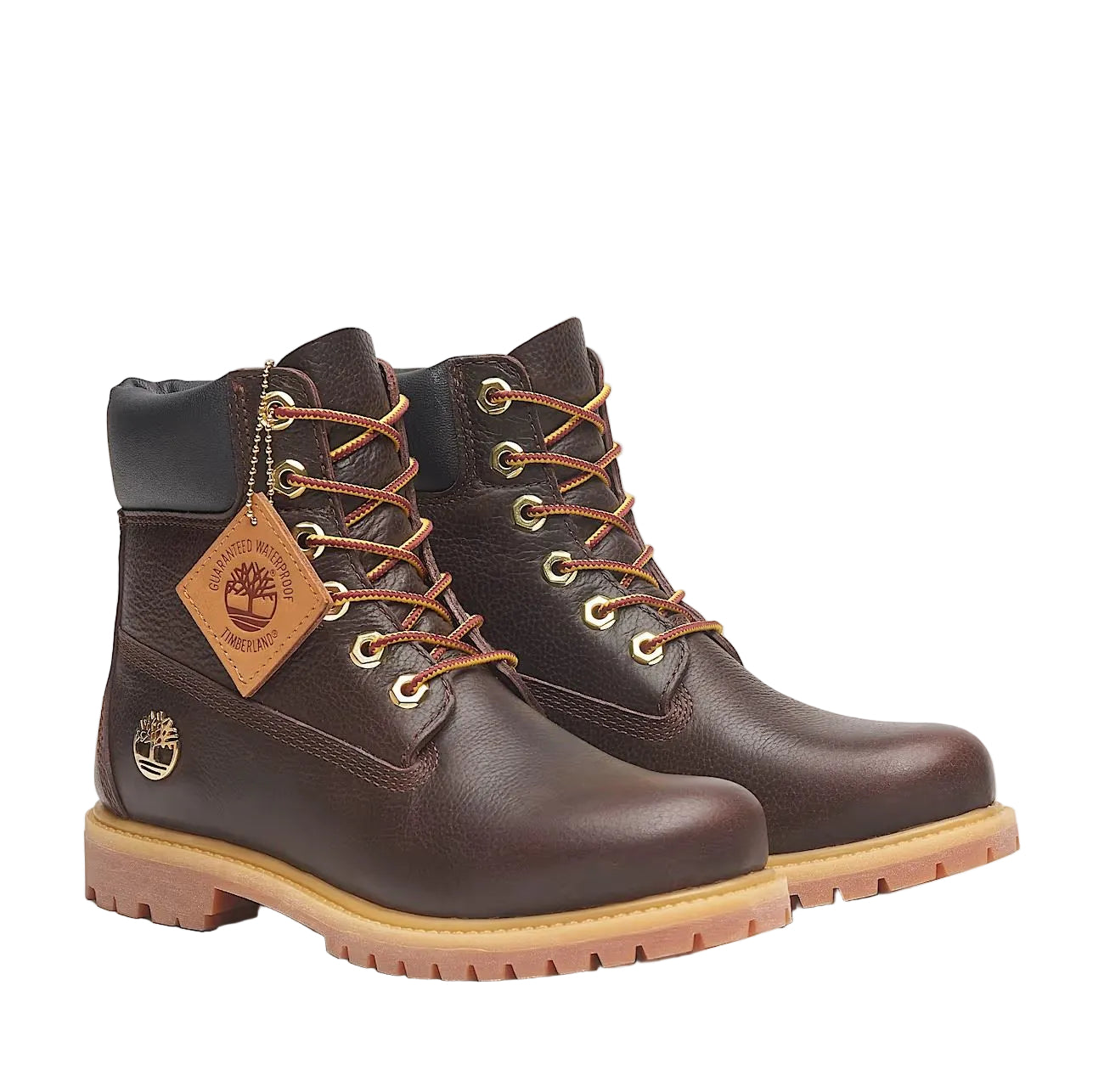 Timberland Premium Espresso 6 Inch Leather Women's Dark Brown/Black Boots