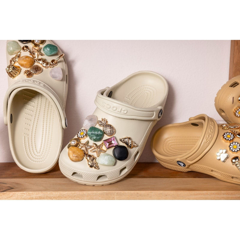 Crocs Toddler Classic Croslite Rubber Bone Clogs