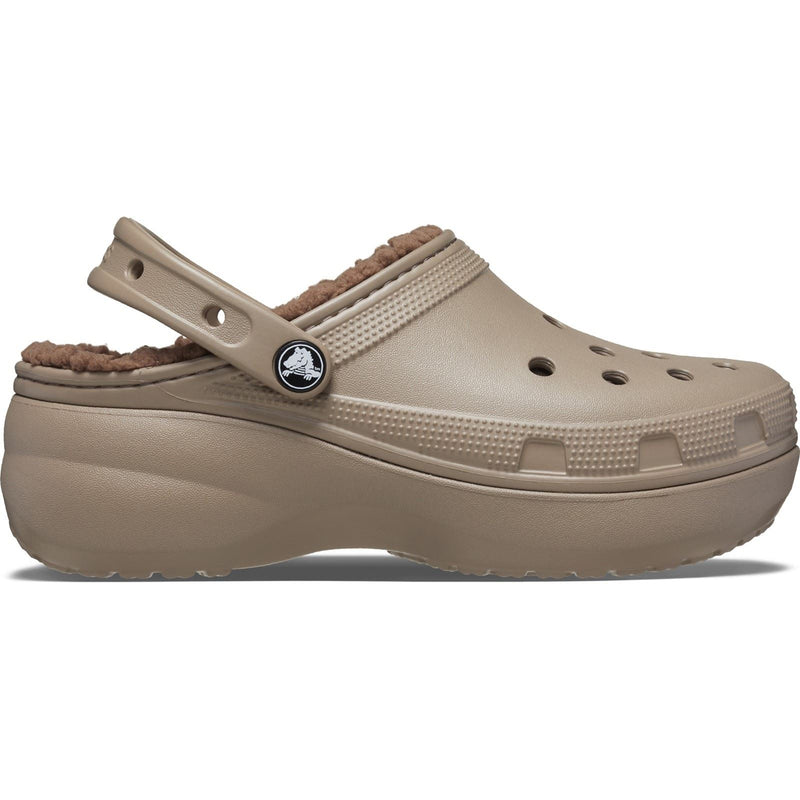 Crocs Classic Platform Lined Synthetic Women's Mushroom Clogs