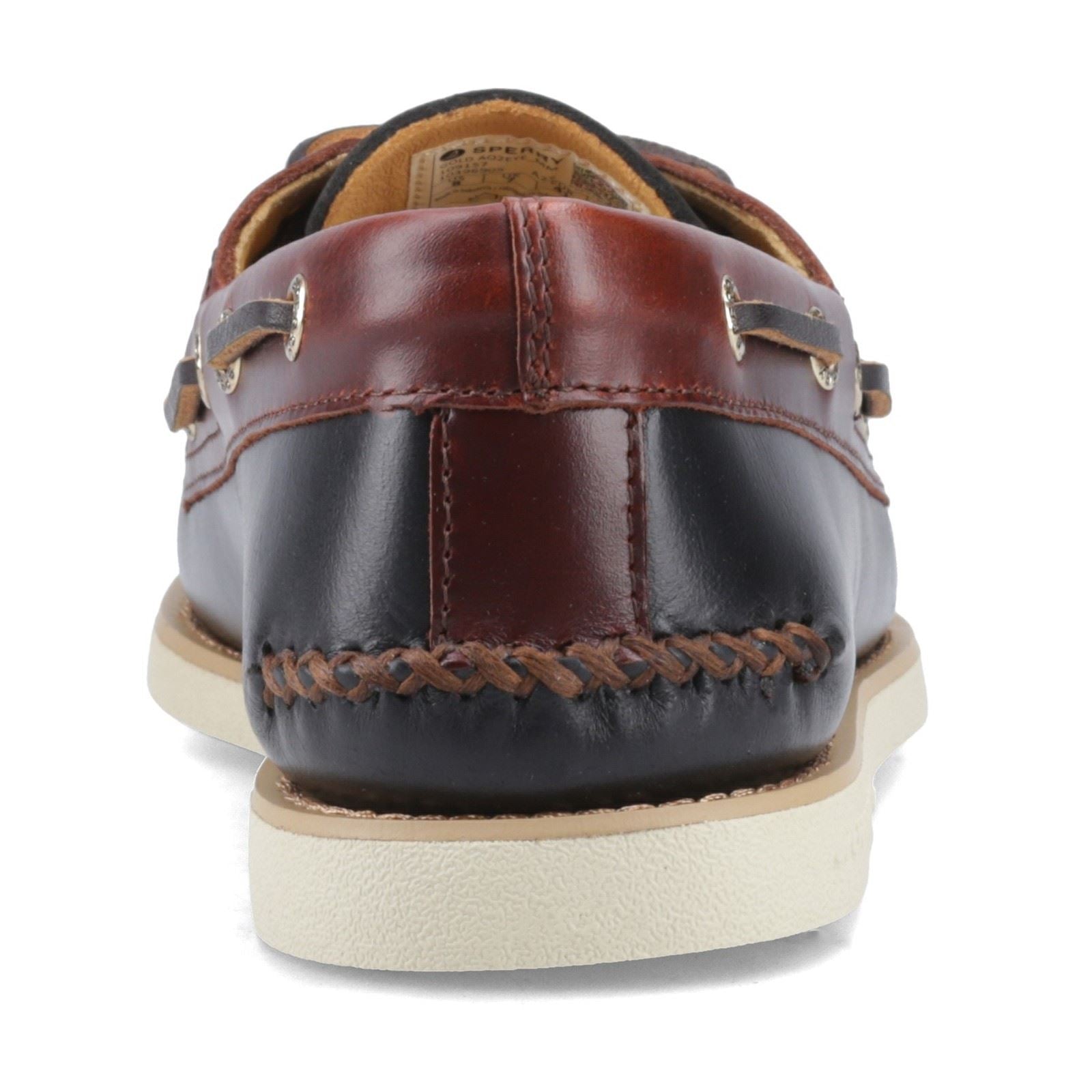 Sperry Authentic Gold Cup Leather Men's Black/Brown Boat Shoes