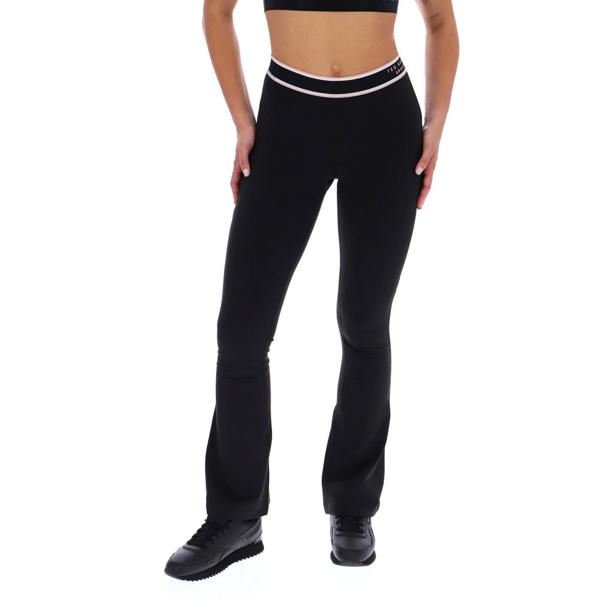 Ted Baker Sport Aspen Essential Flare Leggings Women's Black Sports Leggings