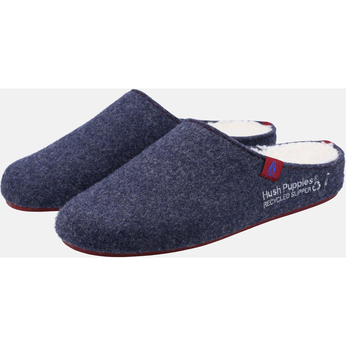 Hush Puppies The Good 90% Recycled RPET Synthetic Men's Navy Slippers