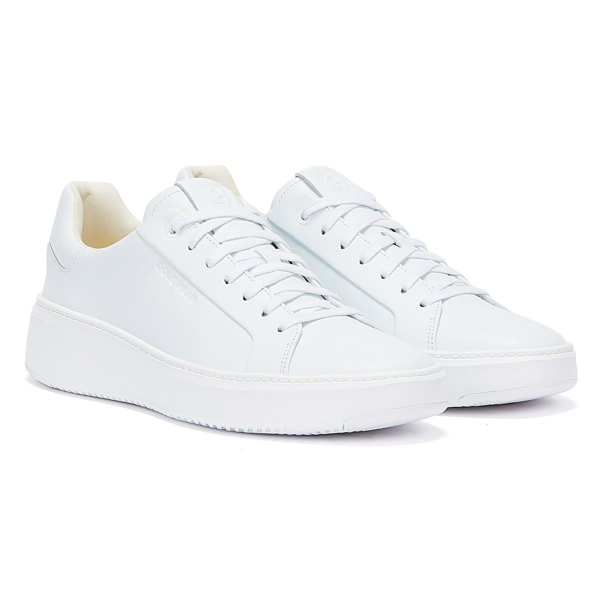 Cole Haan Grandprø Topspin Leather Men's Optic White Trainers