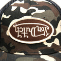 Von Dutch Multi Trucker Cotton Brown Edge Camo Caps