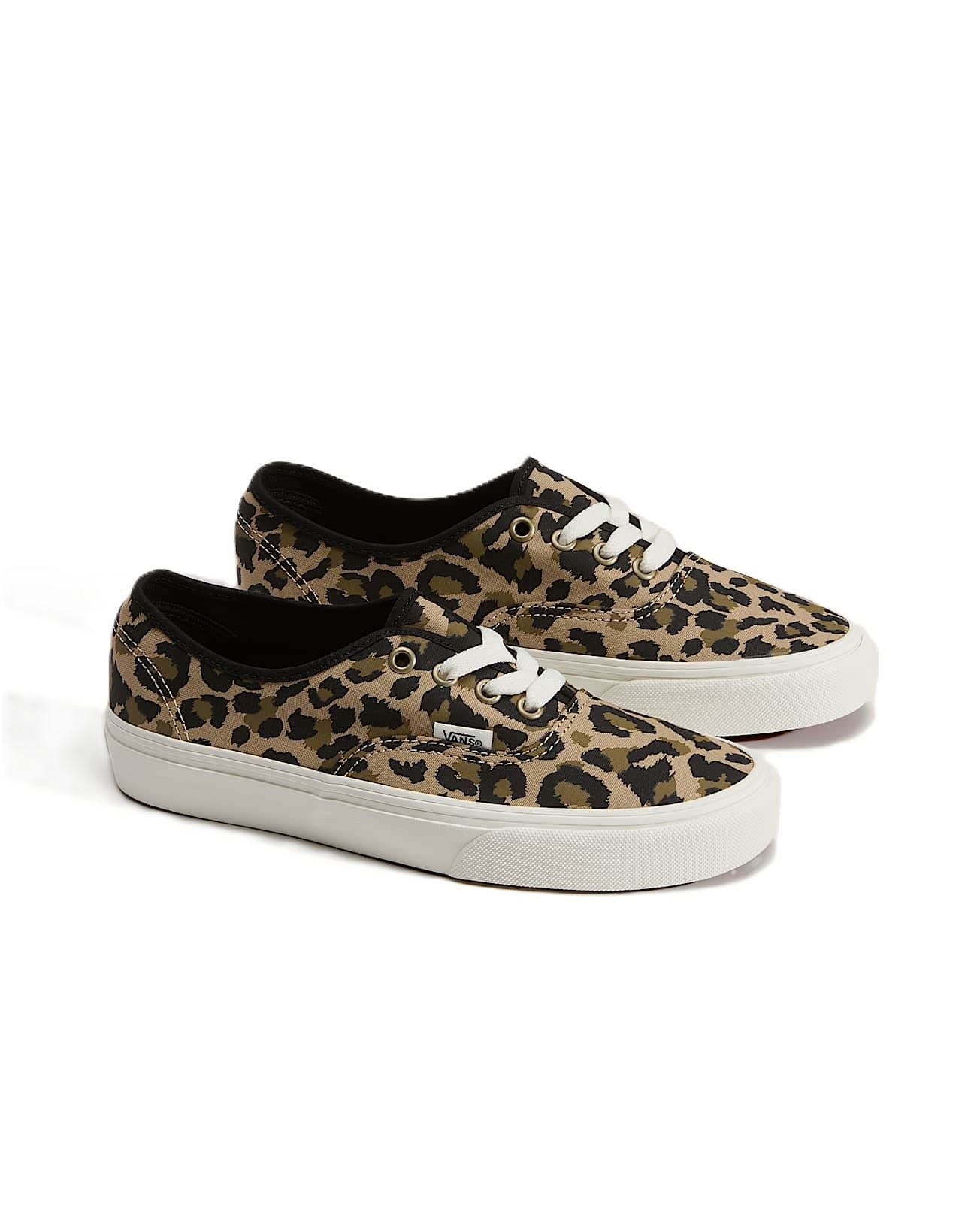 Vans Authentic Canvas Women's Leopard Black/Insense Trainers
