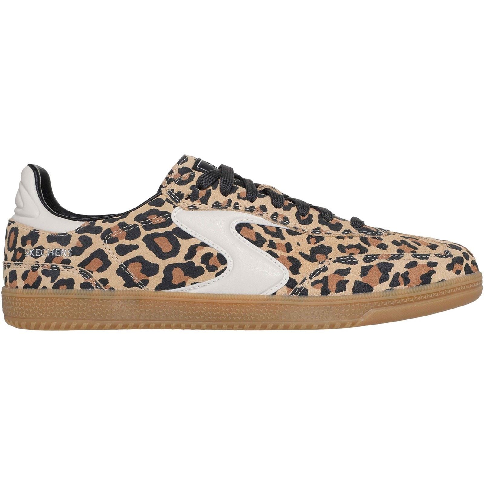 Skechers Hotshot - On The Prowl Leather Women's Leopard Standard Trainers