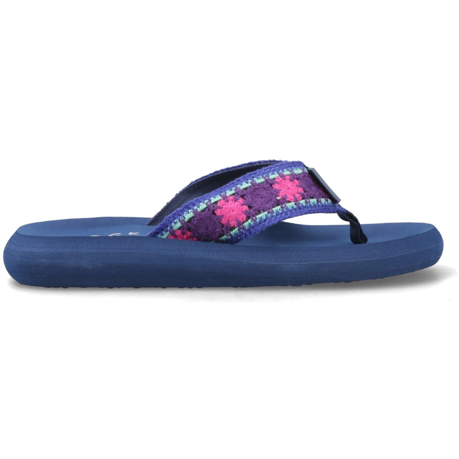 Rocket Dog Spotlight Marlow Textile Women's Purple/Multi Flip Flops