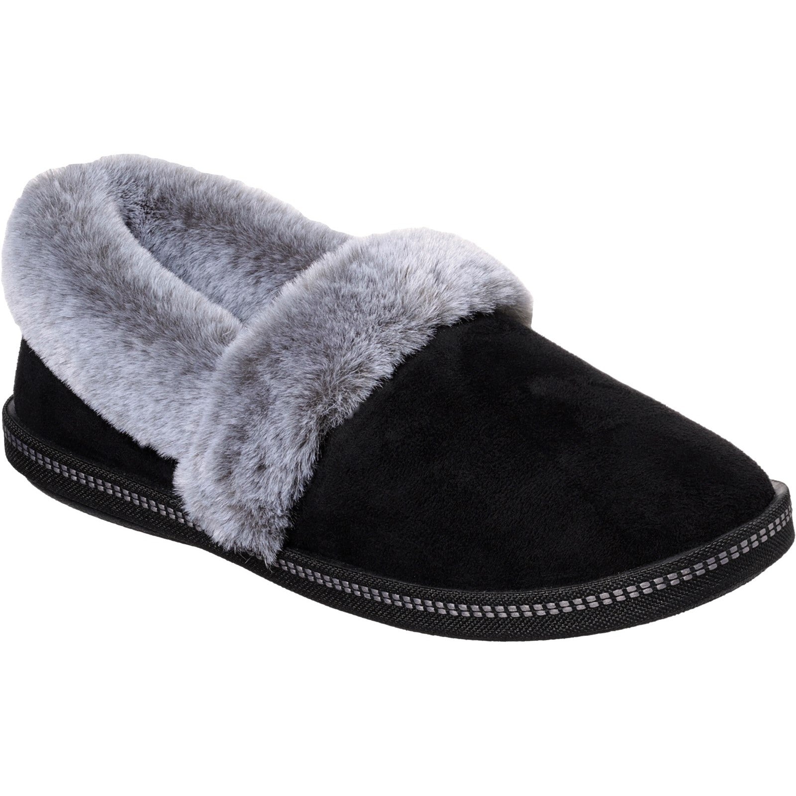 Skechers Womens Cozy Campfire-Team Toasty 32777-BLK Black Slip On Shoes