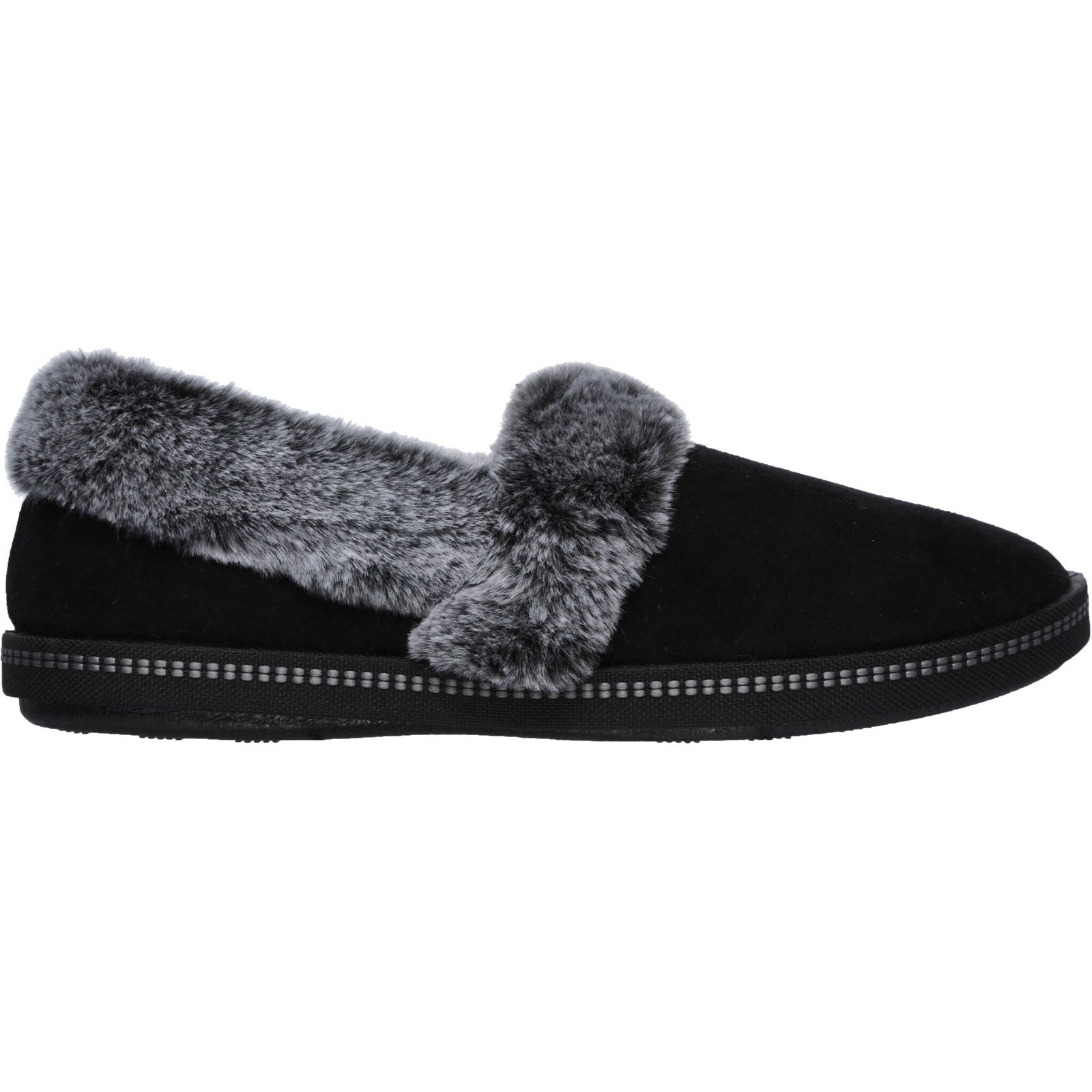 Skechers Womens Cozy Campfire-Team Toasty 32777-BLK Black Slip On Shoes
