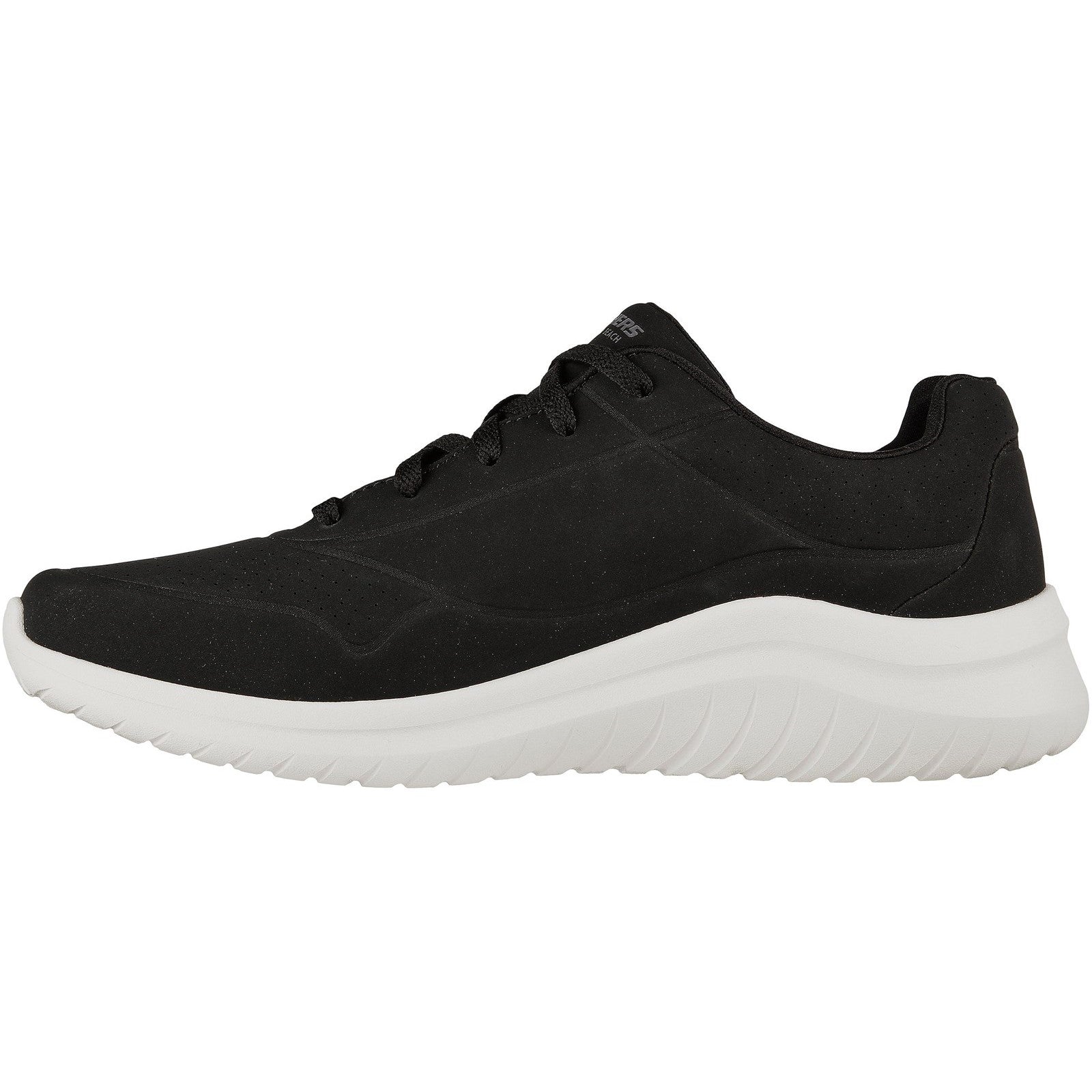 Skechers Mens Ultra Flex 2.0 Vicinity 232209-BKW Black/White Lace Up Shoes