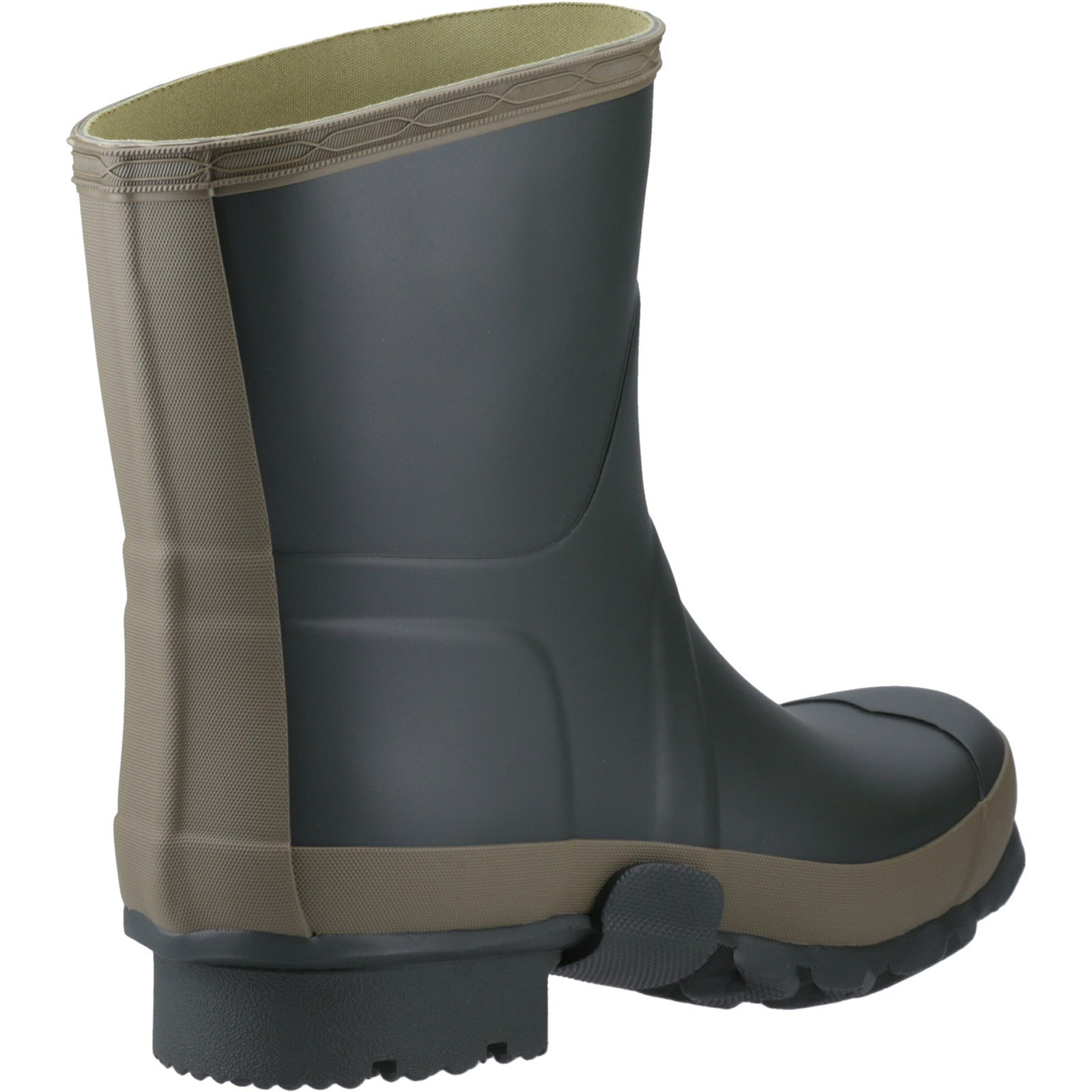Hunter Mens Olive MFS9002RMA-DOC Gardener Short Wellington Boots