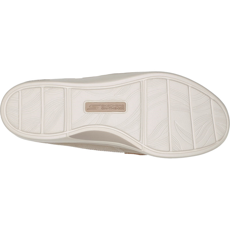 Skechers Womens Arch Fit Uplift Cruise'N By 136620-NAT Natural Slip On Shoes