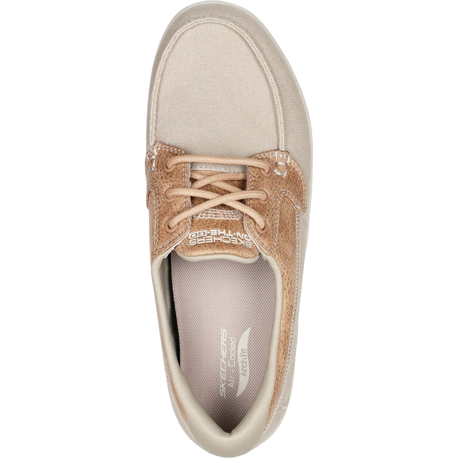 Skechers Womens Arch Fit Uplift Cruise'N By 136620-NAT Natural Slip On Shoes