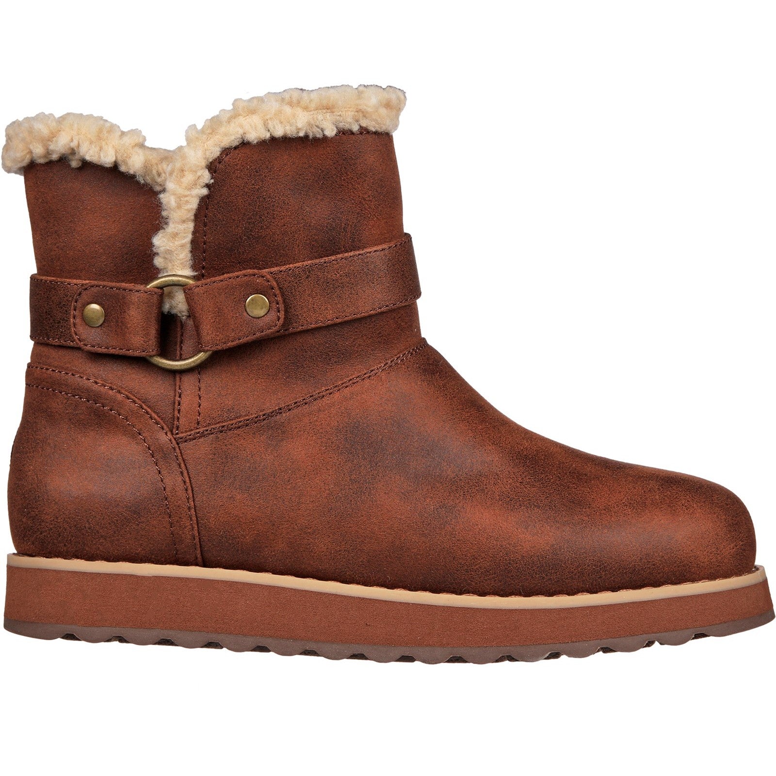 Skechers Womens Keepsakes 2.0 167615-CHOC Chocolate Zip Shoes