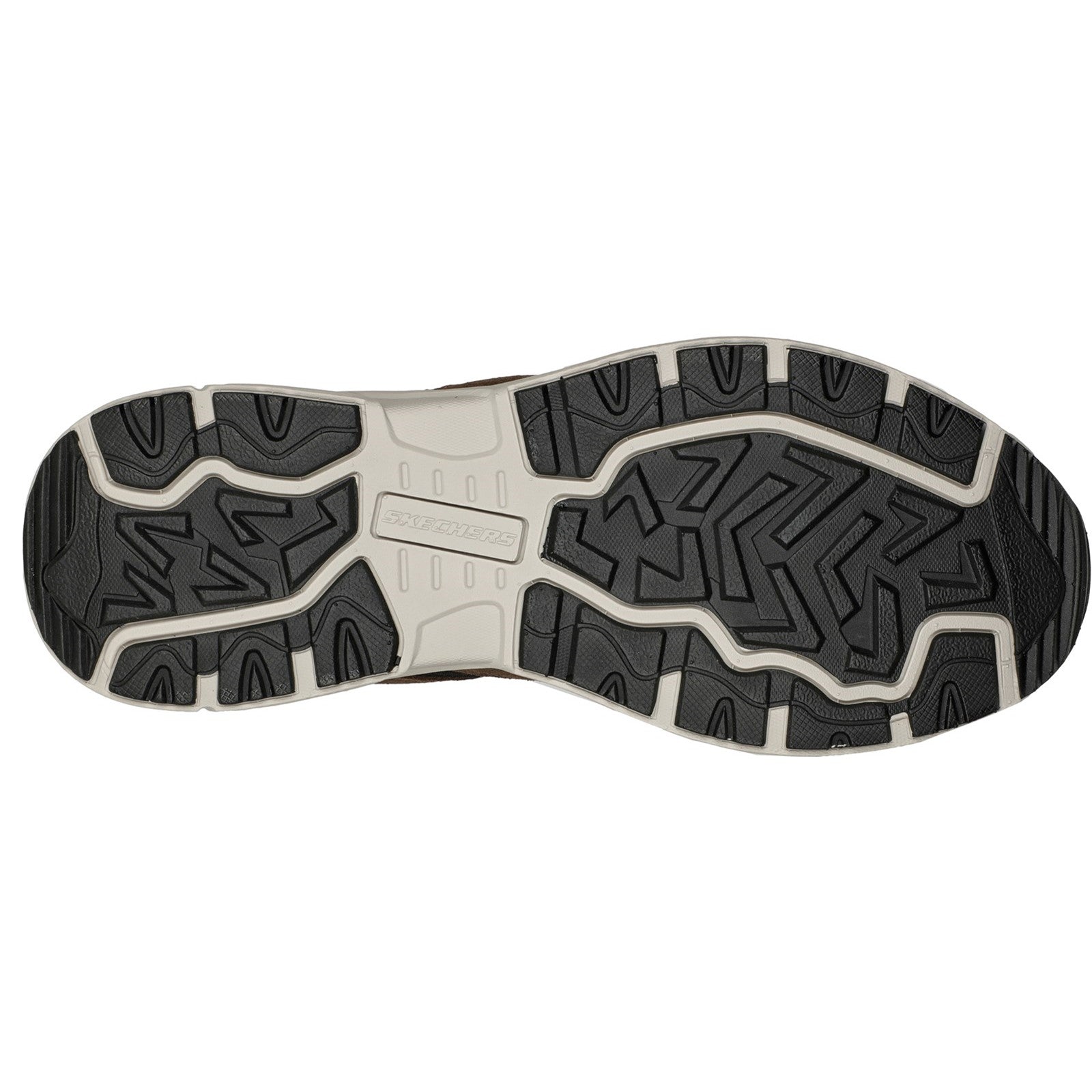 Skechers Mens Oak Canyon Sunfair 237348-BRBK Brown/Black Lace Up Shoes