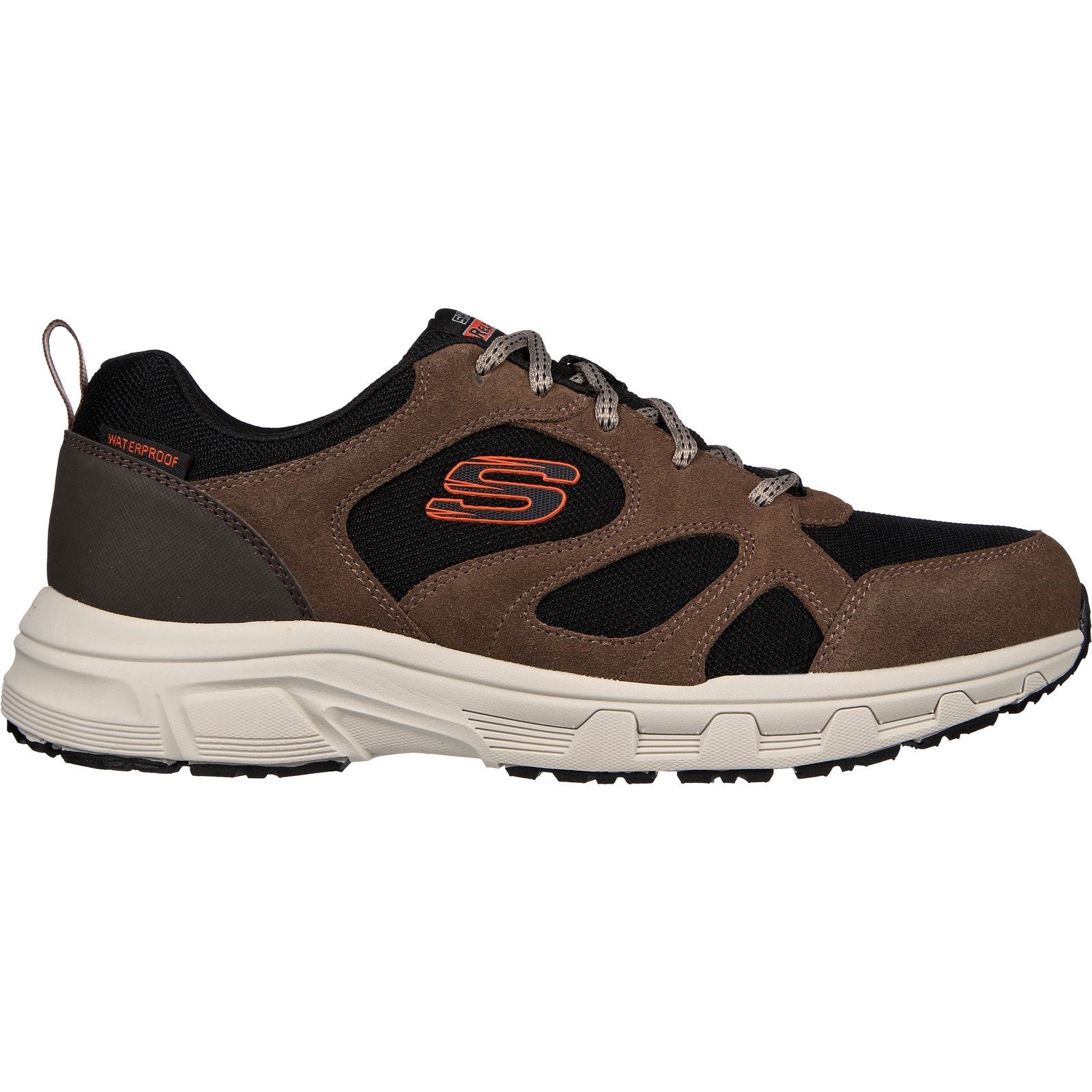 Skechers Mens Oak Canyon Sunfair 237348-BRBK Brown/Black Lace Up Shoes