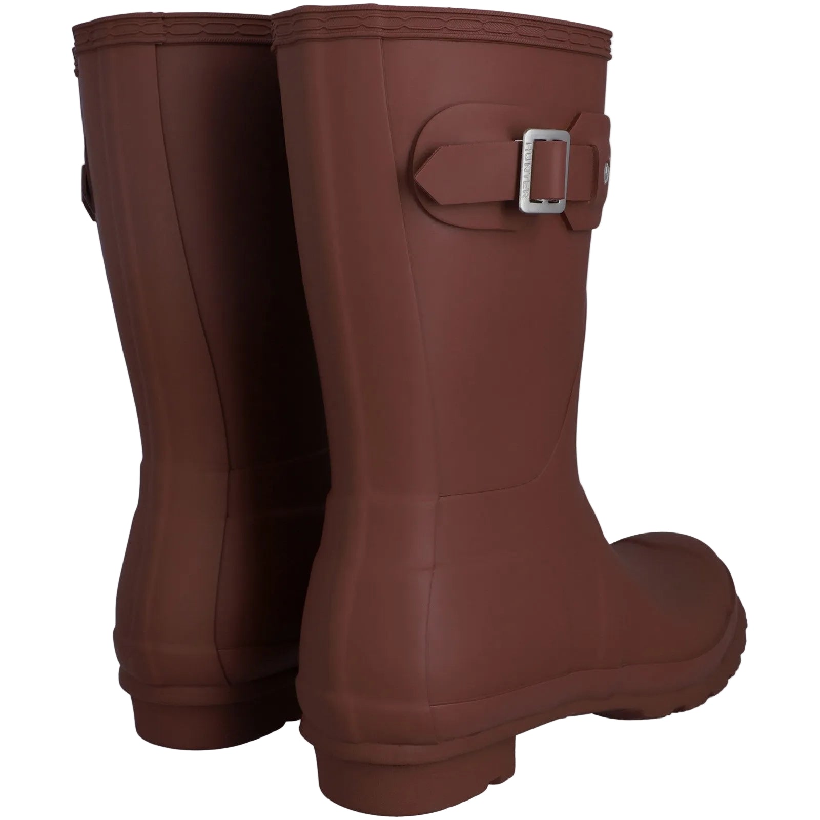 Hunter Womens Dark Red Original Short Wellington Boots