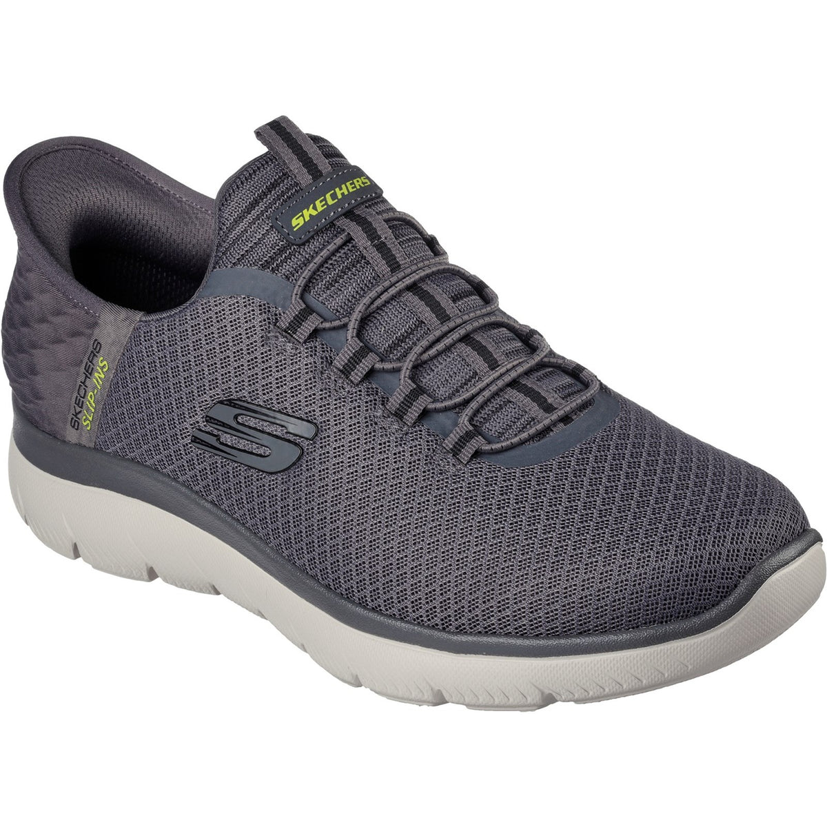 Skechers Mens Slip-ins: Summits - High Range 232457-CHAR Charcoal Slip On Shoes
