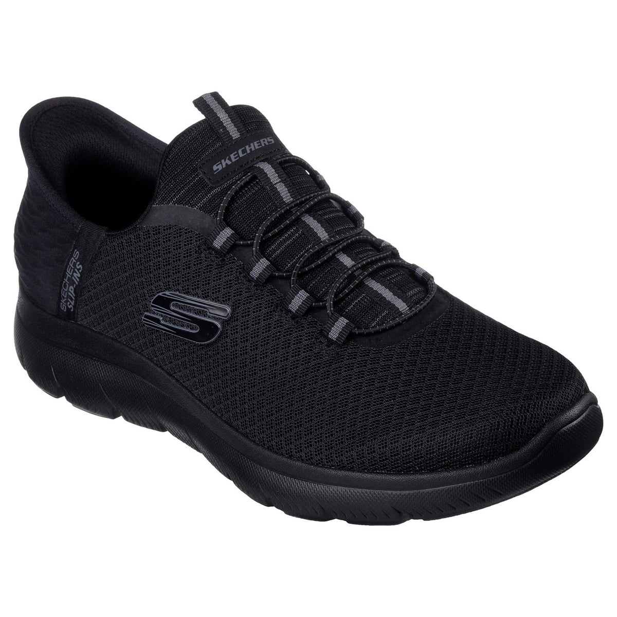 Skechers Mens Slip-ins: Summits - High Range 232457-BBK Black Slip On Shoes