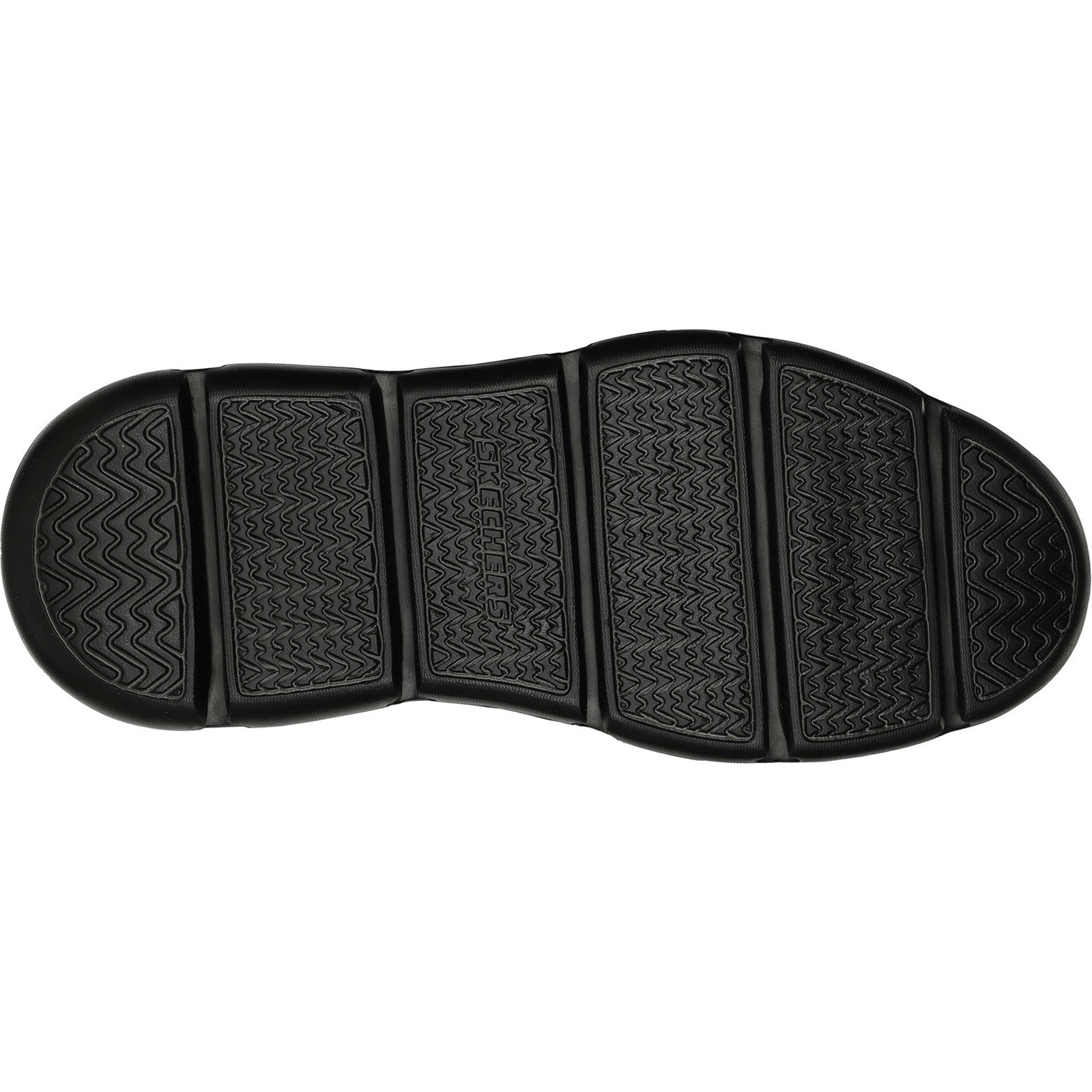 Skechers Mens Garza  Gervin 205046-BBK Black Lace Up Shoes