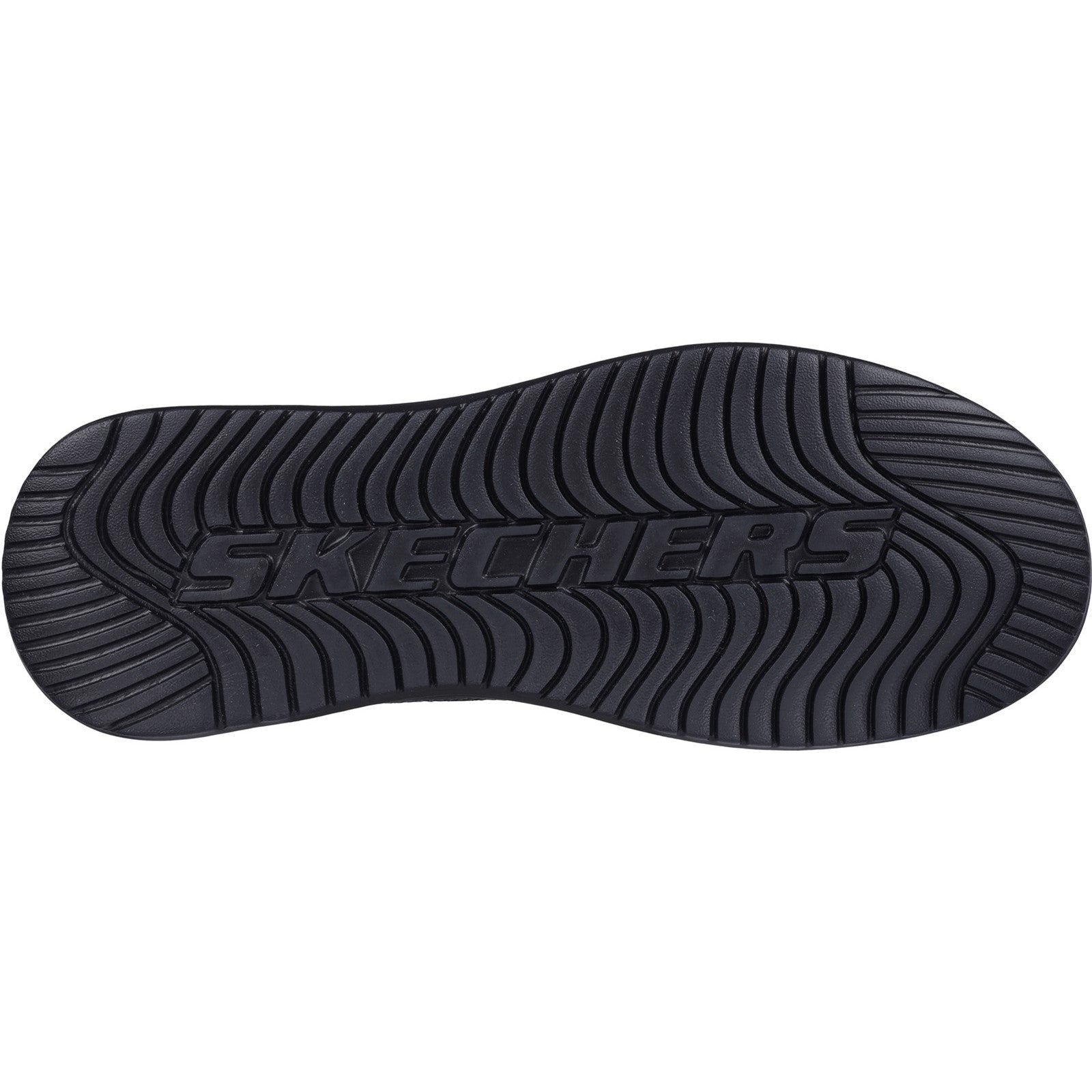 Skechers Mens Proven - Aldeno 204875-BBK Black Lace Up Shoes