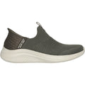 Skechers Womens Ultra Flex 3.0 - Cozy Streak 149708-OLV Olive Slip On Shoes