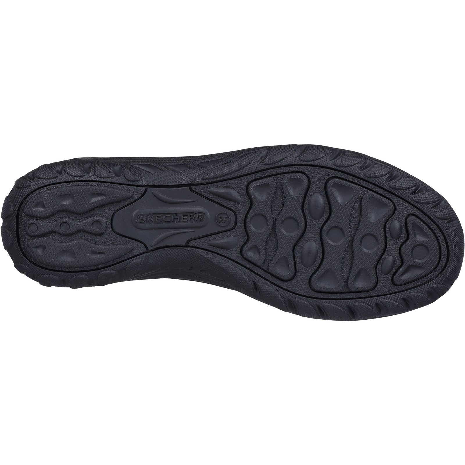 Skechers Womens Reggae Fest 2.0 - Guiding 158698-BBK Black Slip On Shoes