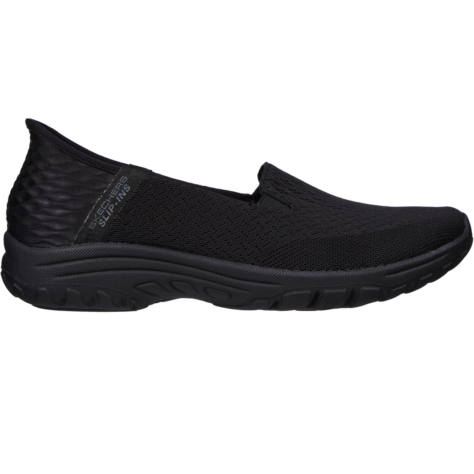 Skechers Womens Reggae Fest 2.0 - Guiding 158698-BBK Black Slip On Shoes