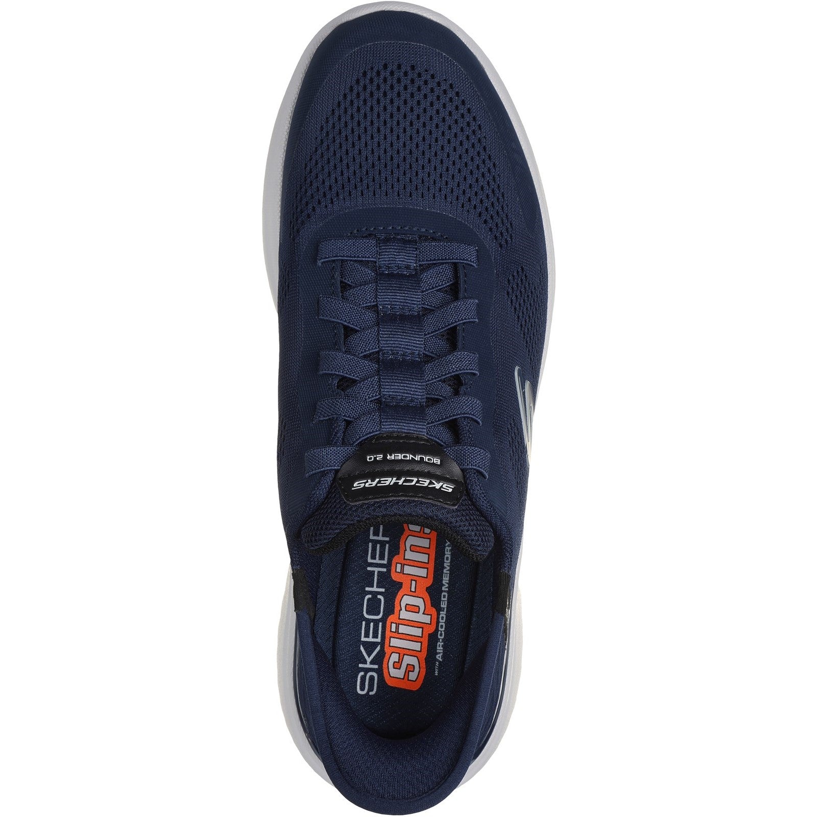 Skechers Mens Bounder 2.0 Emerged 232459-NVY Navy Slip On Shoes