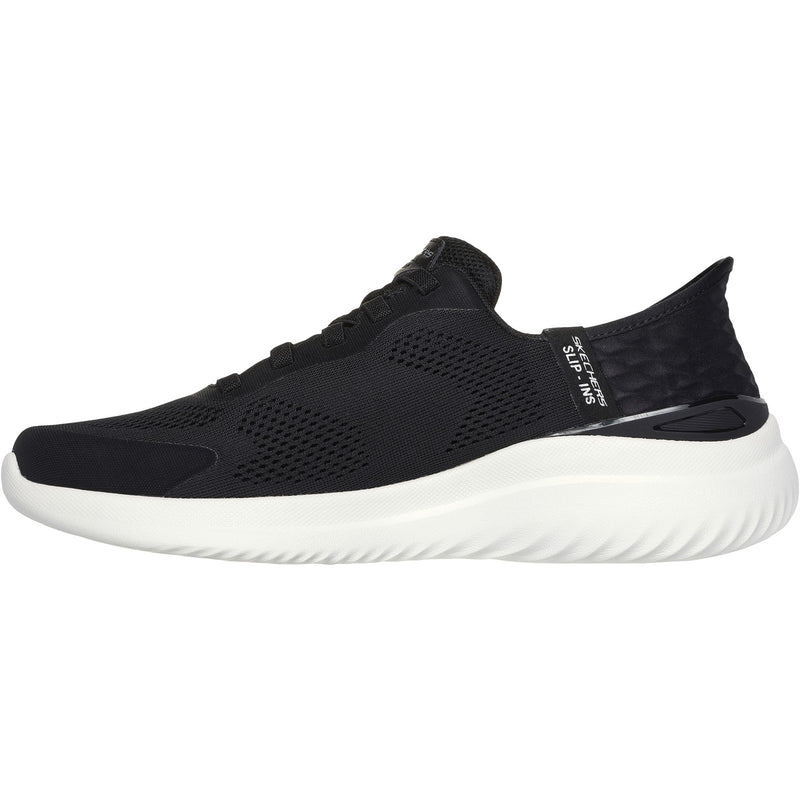 Skechers Mens Bounder 2.0 Emerged 232459-BKW Black/White Slip On Shoes