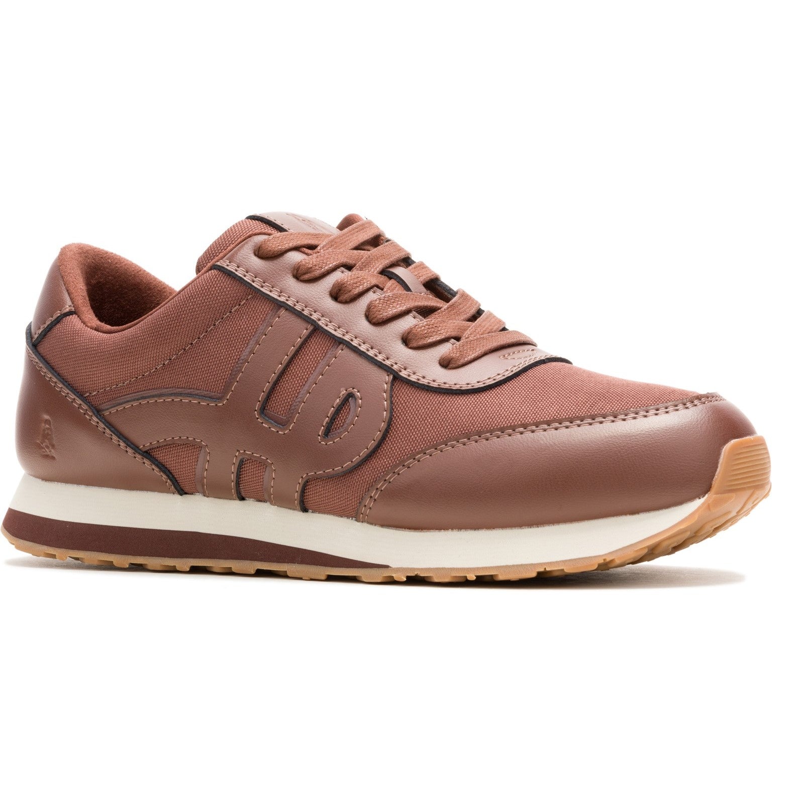 Hush Puppies Seventy8 Sneaker Mens Trainers in Cognac