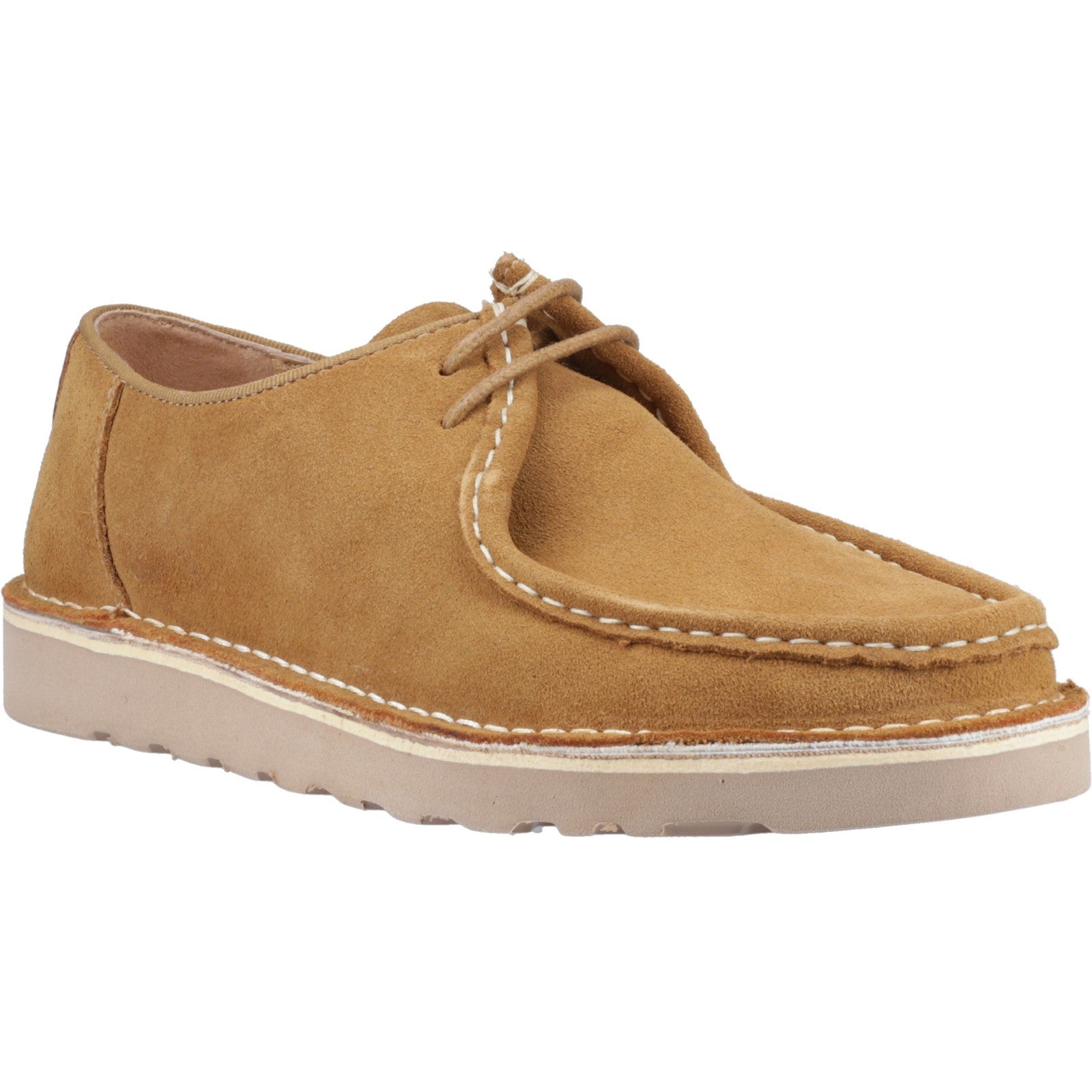 Hush Puppies Otis Lace Up Mens Shoes in Tan