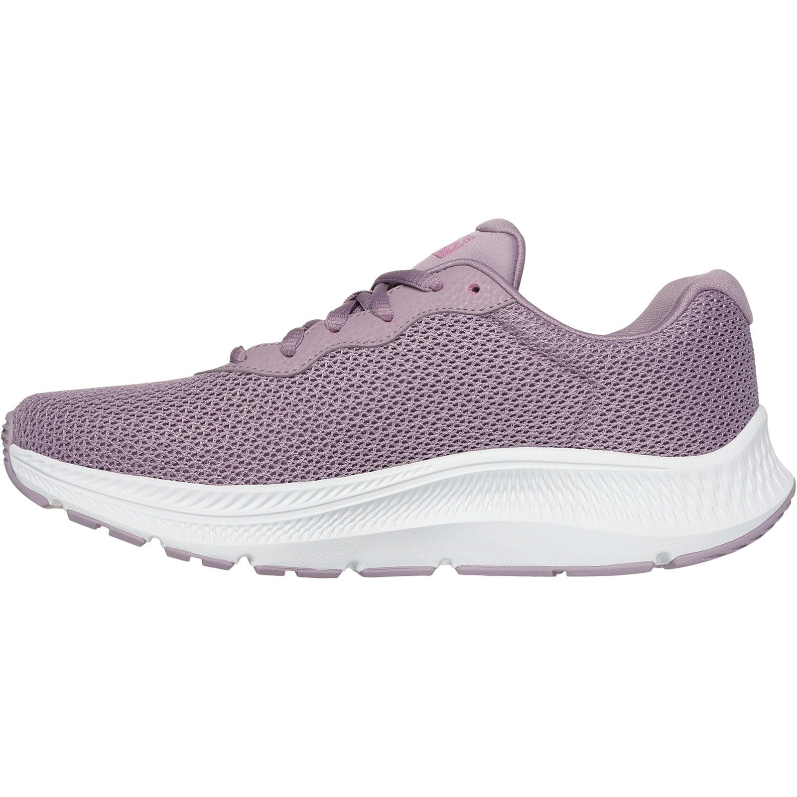 Skechers Womens Go Run Consistent 2.0 Engaged 128605-MVE Mauve Lace Up Shoes