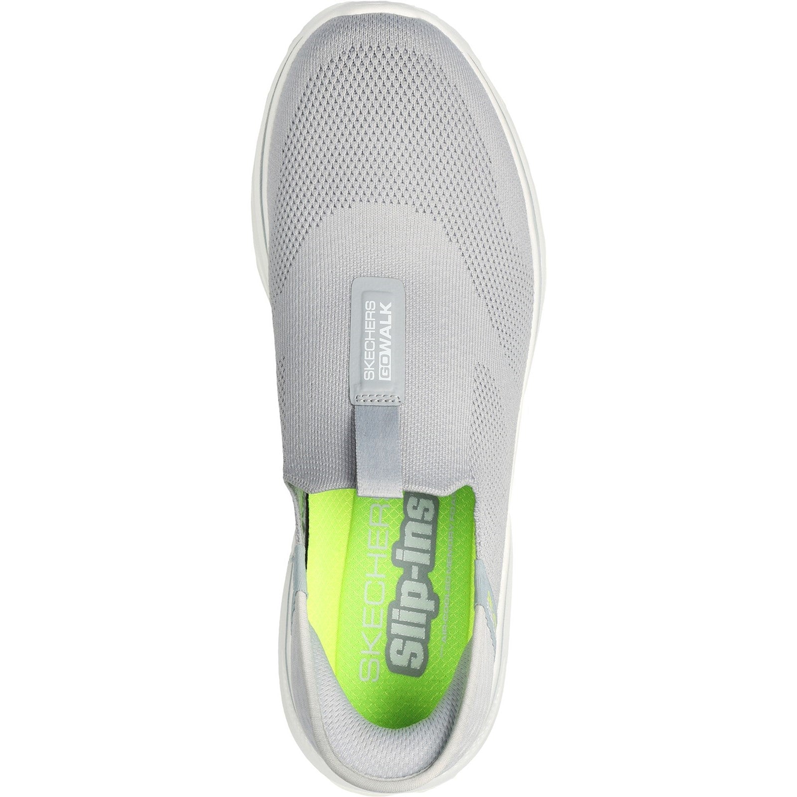 Skechers Mens Skechers Slip-ins: GO WALK 7 - Easy On 2 216641-GYYL Grey/Yellow Slip On Shoes